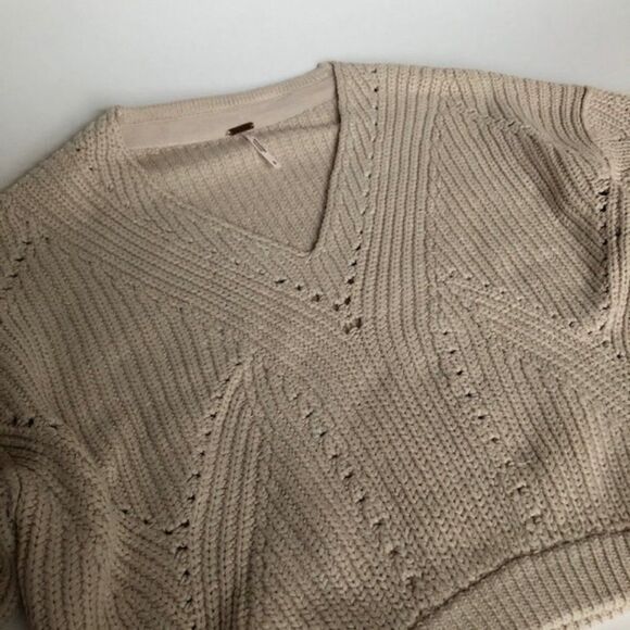 Free People S All Day Long V Neck Sweater - Picture 7 of 13